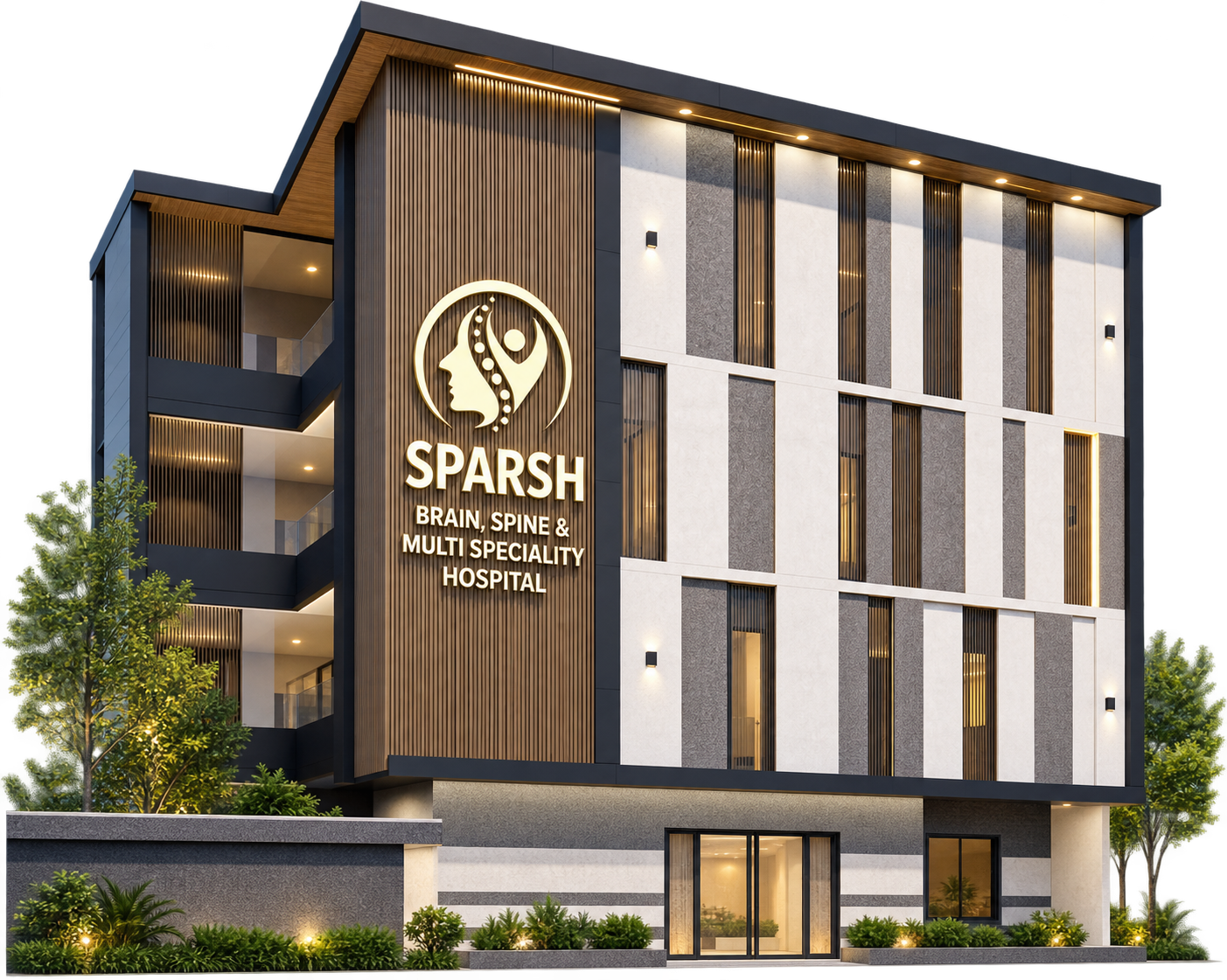 Sparsh Brain, Spine & Multispeciality Hospital building